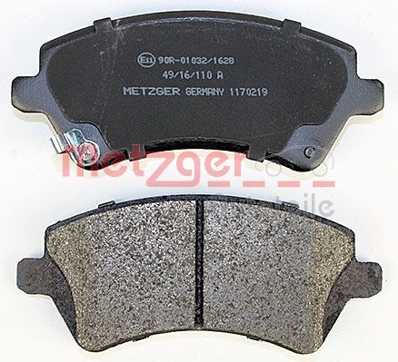 METZGER 1170219 Bremsbelagsatz, Scheibenbremse